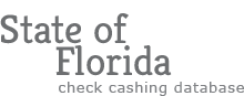 The Florida Check Cashing Database